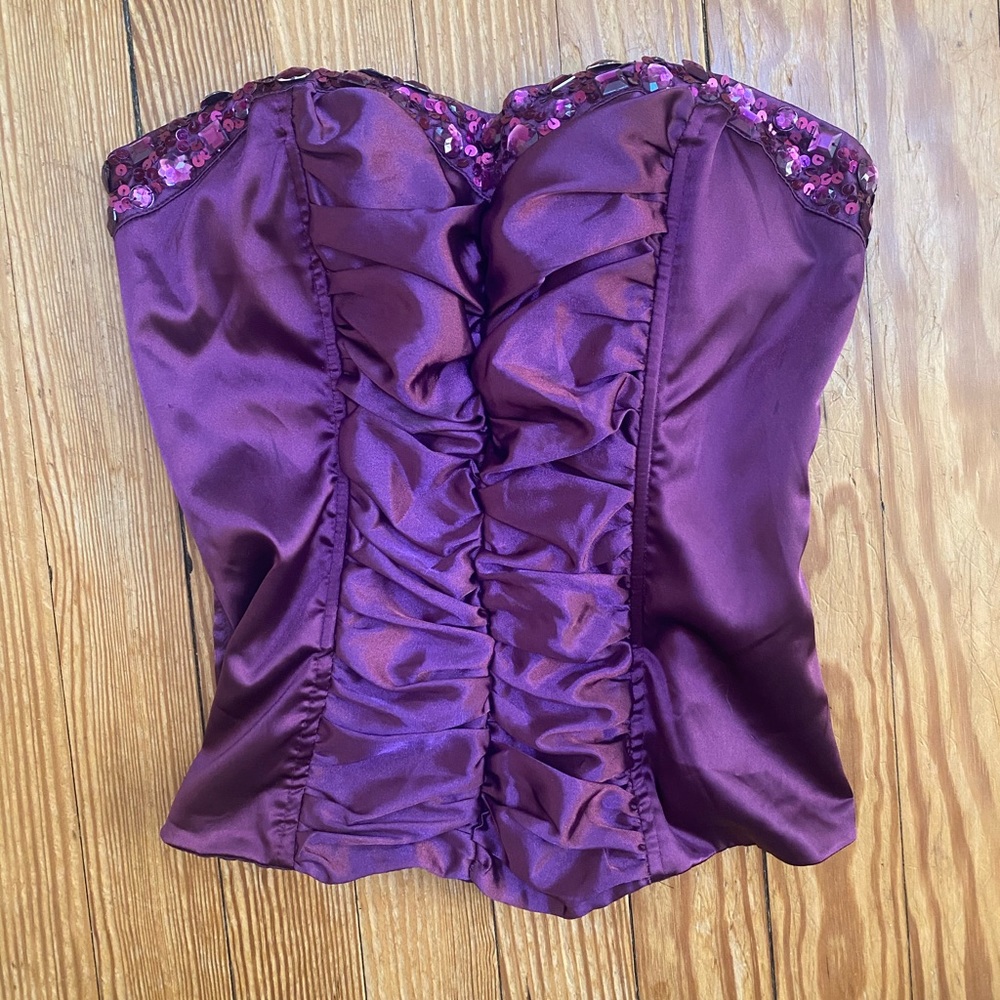 Jeweled corset/ bustier